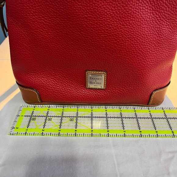 Dooney and Bourke Crossbody, red leather - Picture 9 of 13